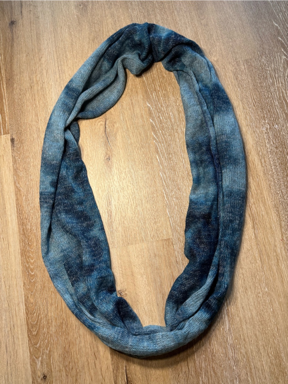 Jessica Simpson Infinity Scarf Blue Tie Dye